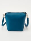 Boston + Bailey Vintage Crossbody Bag, Teal product photo View 02 S