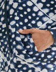 Line 7 Zephyr Knit Jacket, Blue Pattern product photo View 06 S