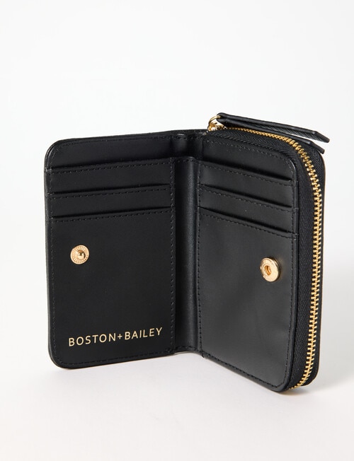 Boston + Bailey Texture Wallet, Black product photo View 05 L