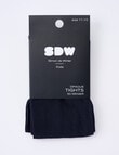 Simon De Winter Opaque Tights, Navy product photo View 02 S