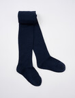 Simon De Winter Merino Wool Blend Tight, Navy product photo
