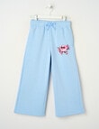 Mac & Ellie Sweets Wide Leg Trackpant, Periwinkle product photo