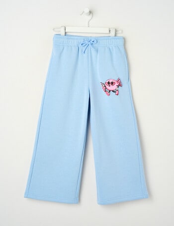 Mac & Ellie Sweets Wide Leg Trackpant, Periwinkle product photo