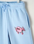 Mac & Ellie Sweets Wide Leg Trackpant, Periwinkle product photo View 02 S