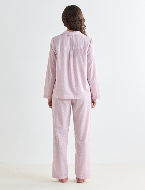 Mineral Sleep PJ Set, Pale Pink Dobby product photo View 02 L
