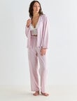 Mineral Sleep PJ Set, Pale Pink Dobby product photo View 03 S