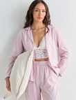 Mineral Sleep PJ Set, Pale Pink Dobby product photo View 07 S