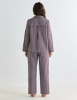 Mineral Sleep PJ Set, Espresso Stripe product photo View 02 S