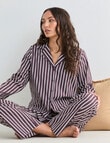Mineral Sleep PJ Set, Espresso Stripe product photo View 05 S
