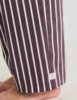 Mineral Sleep PJ Set, Espresso Stripe product photo View 08 S