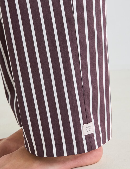 Mineral Sleep PJ Set, Espresso Stripe product photo View 08 L