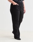 Denim Republic Curve Utility Jean, Black product photo View 05 S