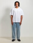 AIR SPACE Oversized Tee, White product photo