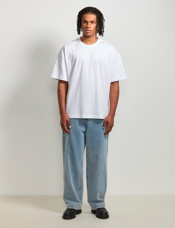 AIR SPACE Oversized Tee, White product photo
