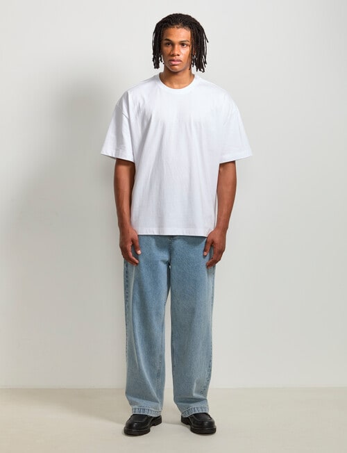 AIR SPACE Oversized Tee, White product photo