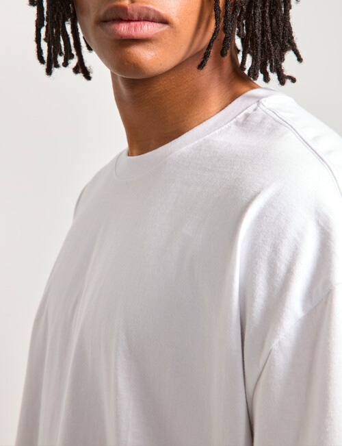 AIR SPACE Oversized Tee, White product photo View 05 L
