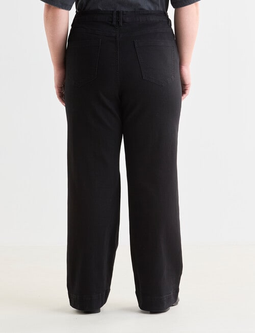 Denim Republic Curve Utility Jean, Black product photo View 02 L