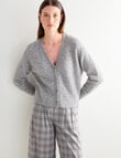 Jigsaw Kindred Cardigan, Silver Marle product photo