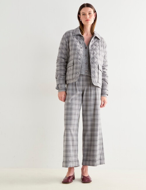 Jigsaw Kindred Cardigan, Silver Marle product photo View 08 L