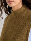 Mineral Duke Alpaca Blend Tabard, Tan product photo View 05 S