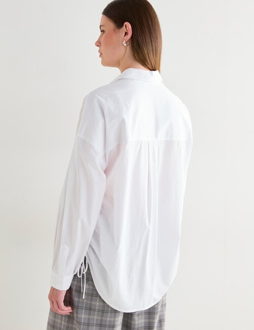 Jigsaw Audrey Shirt, White product photo View 02 L