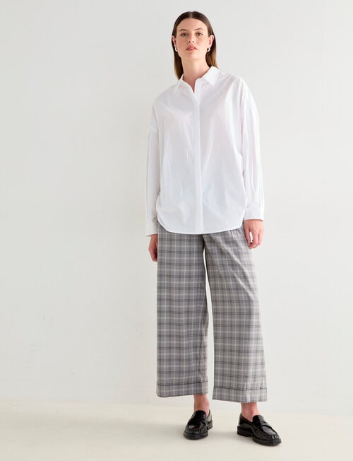 Jigsaw Audrey Shirt, White product photo View 03 L