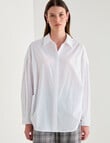 Jigsaw Audrey Shirt, White product photo View 05 S