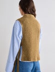 Mineral Duke Alpaca Blend Tabard, Tan product photo View 02 S