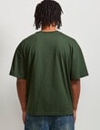 AIR SPACE Oversized Tee, Emerald Green product photo View 03 S