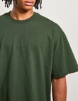 AIR SPACE Oversized Tee, Emerald Green product photo View 06 S