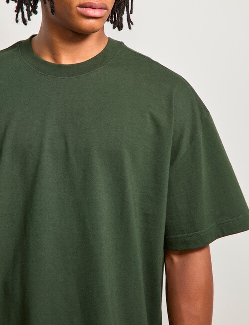 AIR SPACE Oversized Tee, Emerald Green product photo View 06 L