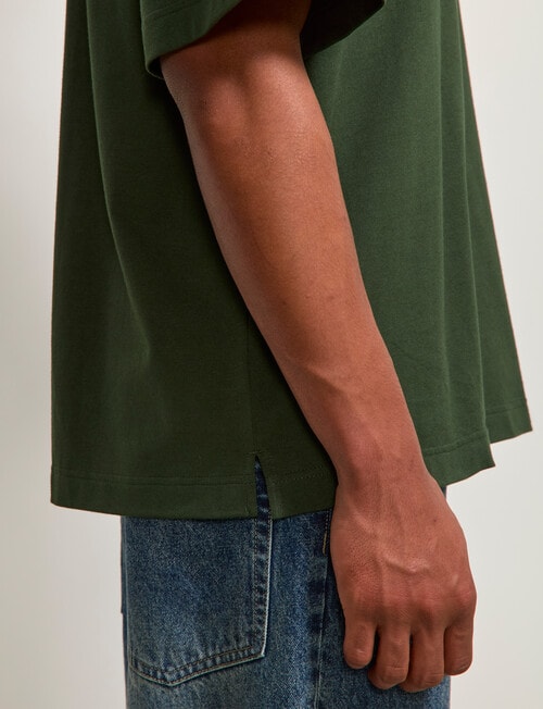 AIR SPACE Oversized Tee, Emerald Green product photo View 07 L