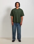 AIR SPACE Oversized Tee, Emerald Green product photo View 08 S