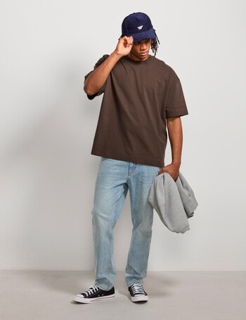 AIR SPACE Oversized Tee, Espresso product photo