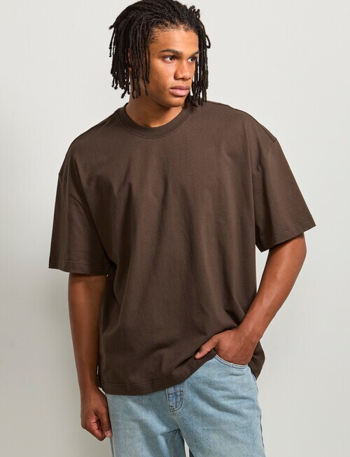AIR SPACE Oversized Tee, Espresso product photo View 02 L