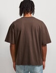AIR SPACE Oversized Tee, Espresso product photo View 03 S