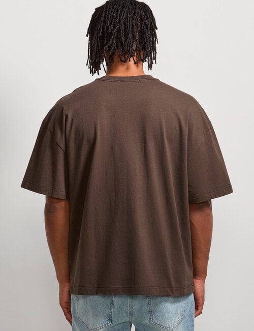 AIR SPACE Oversized Tee, Espresso product photo View 03 L