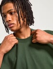 AIR SPACE Oversized Tee, Emerald Green product photo View 04 S