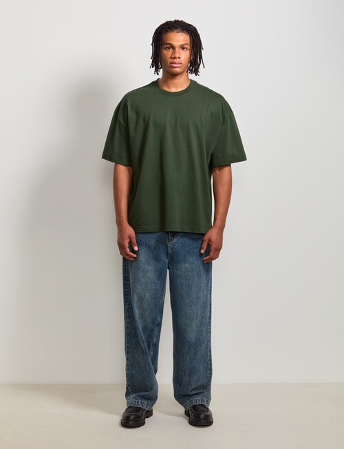 AIR SPACE Oversized Tee, Emerald Green product photo View 08 L