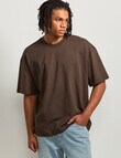 AIR SPACE Oversized Tee, Espresso product photo View 02 S