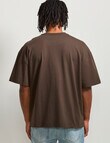 AIR SPACE Oversized Tee, Espresso product photo View 03 S