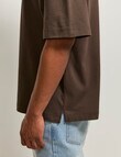 AIR SPACE Oversized Tee, Espresso product photo View 07 S
