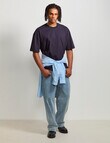AIR SPACE Oversized Tee, Navy product photo