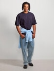 AIR SPACE Oversized Tee, Navy product photo