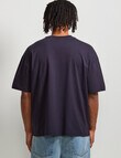 AIR SPACE Oversized Tee, Navy product photo View 03 S