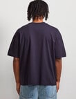 AIR SPACE Oversized Tee, Navy product photo View 03 S