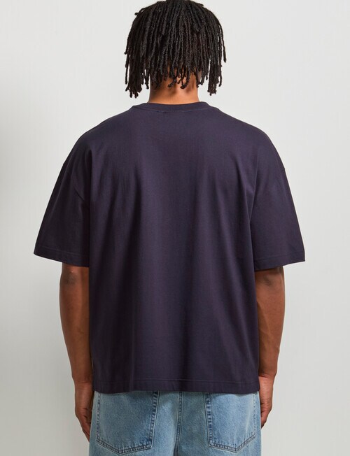 AIR SPACE Oversized Tee, Navy product photo View 03 L