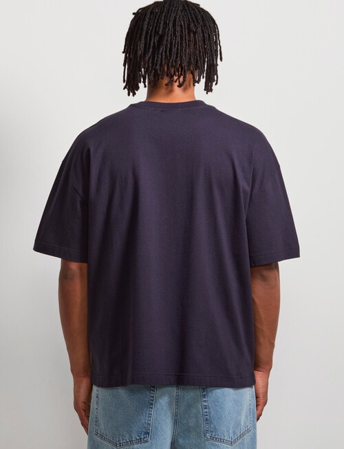 AIR SPACE Oversized Tee, Navy product photo View 03 L
