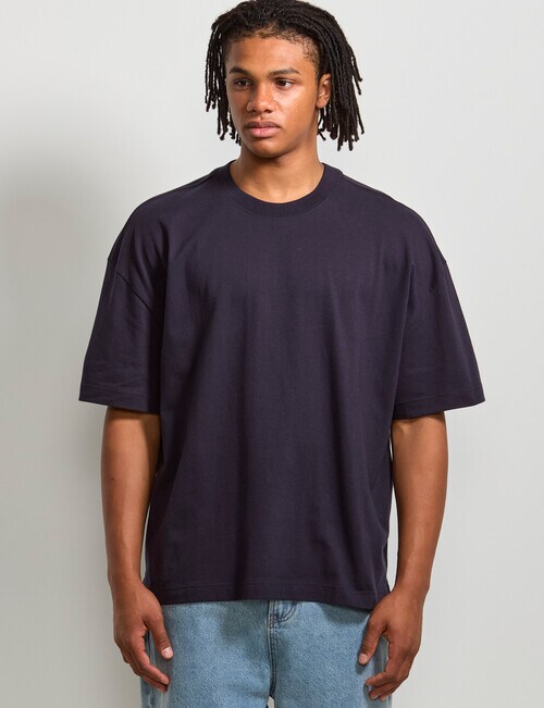 AIR SPACE Oversized Tee, Navy product photo View 05 L
