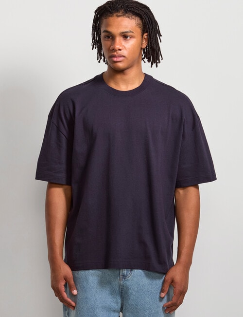 AIR SPACE Oversized Tee, Navy product photo View 05 L